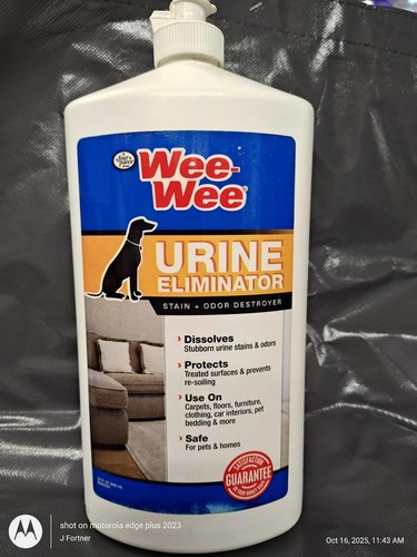 Pet urine stain odor - urine,